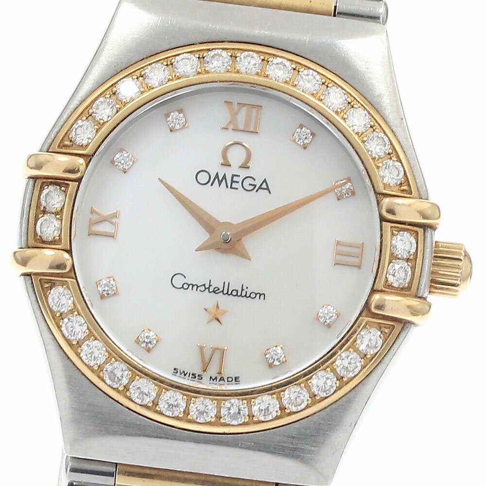 Other - オメガ OMEGA 1360.76 コンステレーション ダイヤベゼル 8Pダイヤ クォーツ レディース _948255【中古】