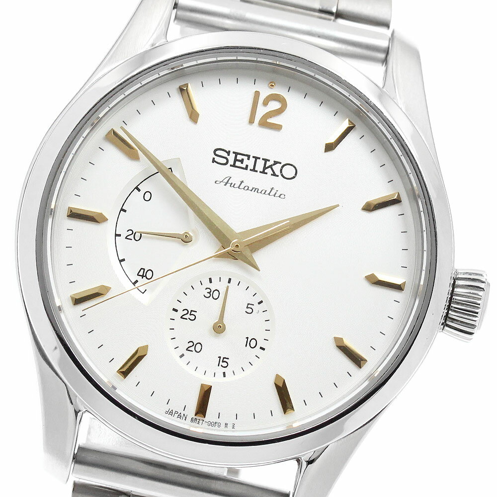 セイコー SEIKO SARW027/6R27-00K0 プレザージュ 創業135周年 限定1956本 パワーリザーブ 自動巻き メンズ _944959【中古】