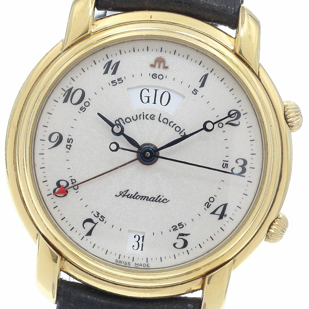 モーリスラクロア MAURICE LACROIX 22197 マスターピース アラーム デイデイト 自動巻き メンズ _942678【中古】