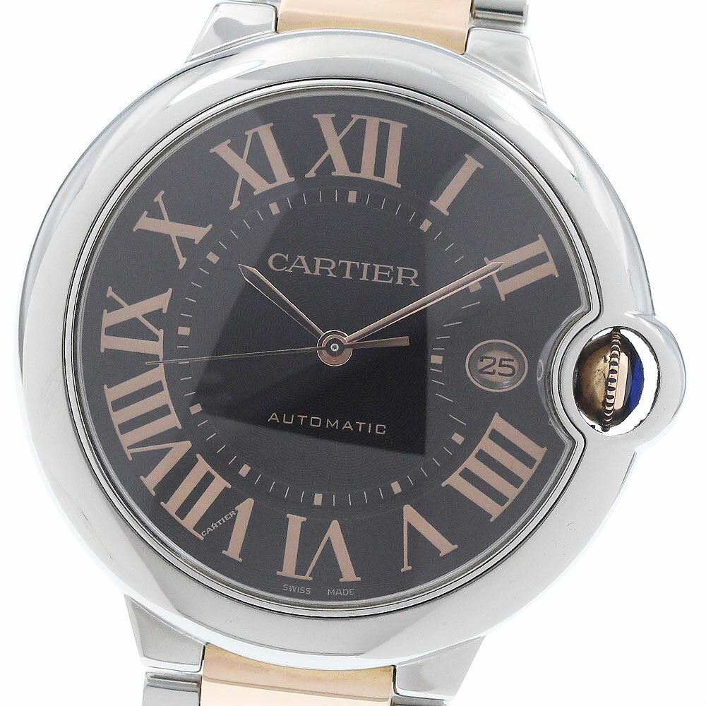 カルティエ CARTIER W6920032 バロンブルーLM デイト 自動巻き メンズ 良品 _9 ...