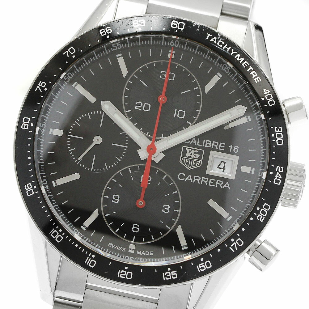 タグホイヤー TAG HEUER CV201AK カレラ キャリバー16 クロノグラフ 自動巻き メンズ _947244【中古】