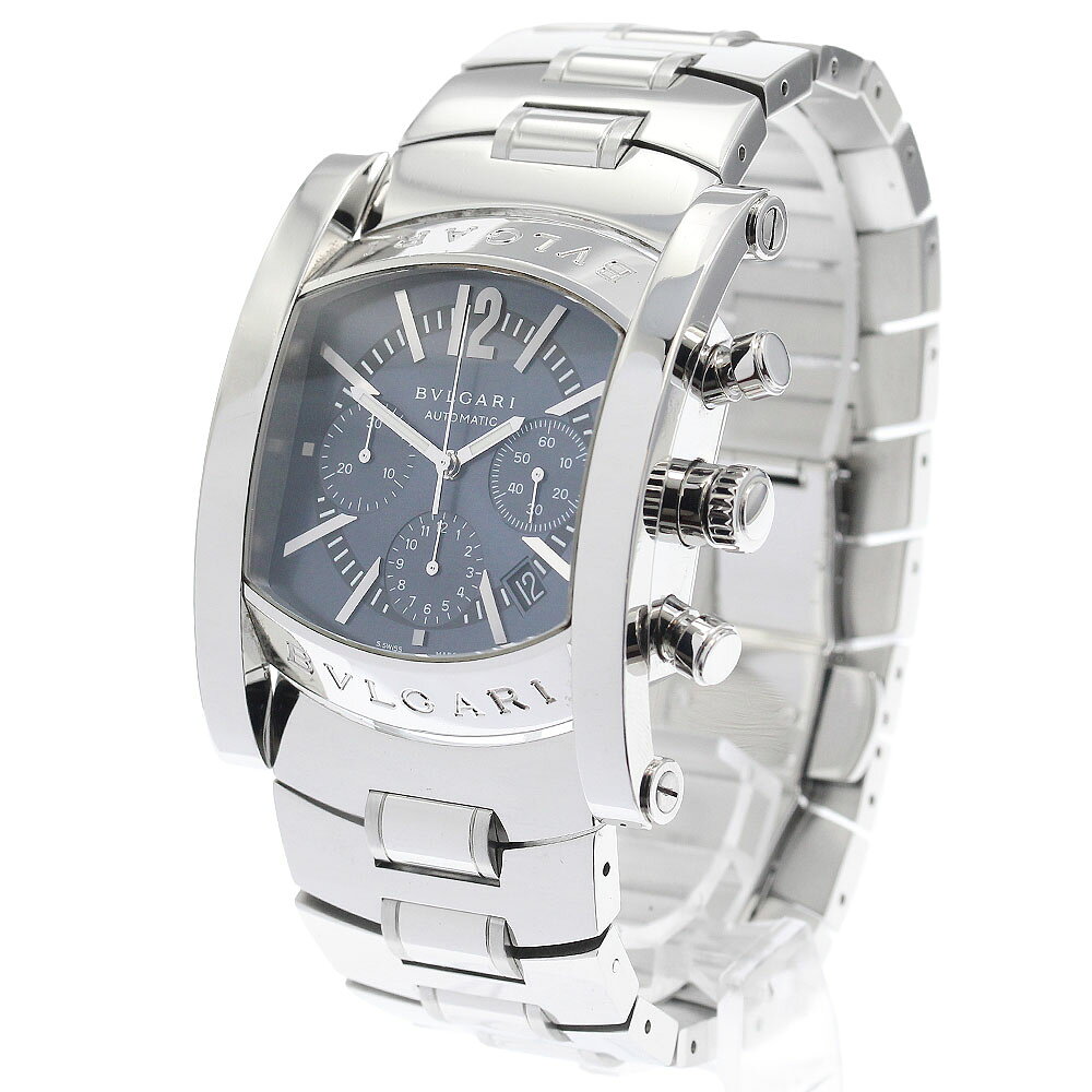 CLOSERのブルガリ BVLGARI AA48SCH アショーマ クロノグラフ デイト 自動巻き メンズ _938335【中古】｜アングル2