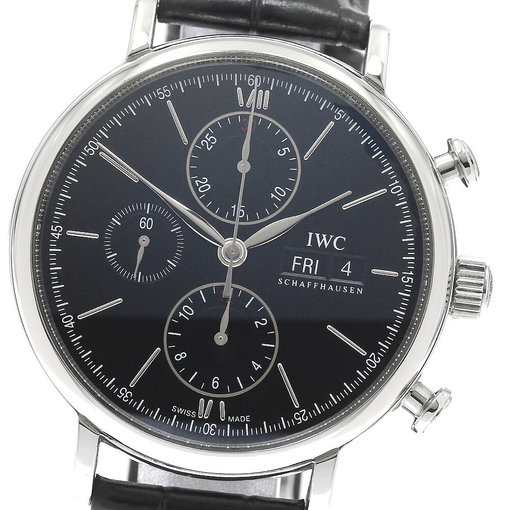 Other - IWC IWC SCHAFFHAUSEN IW391008 ポートフィノ デイデイト クロノグラフ 自動巻き メンズ 良品 _944609【中古】