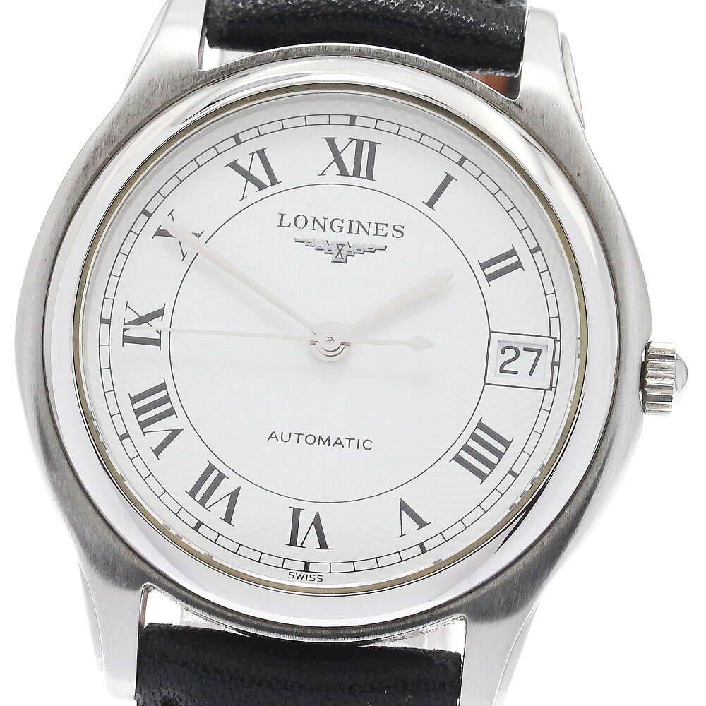 ロンジン 1円スタートLONGINES ロンジン ラウンド GP×SS ホワイト