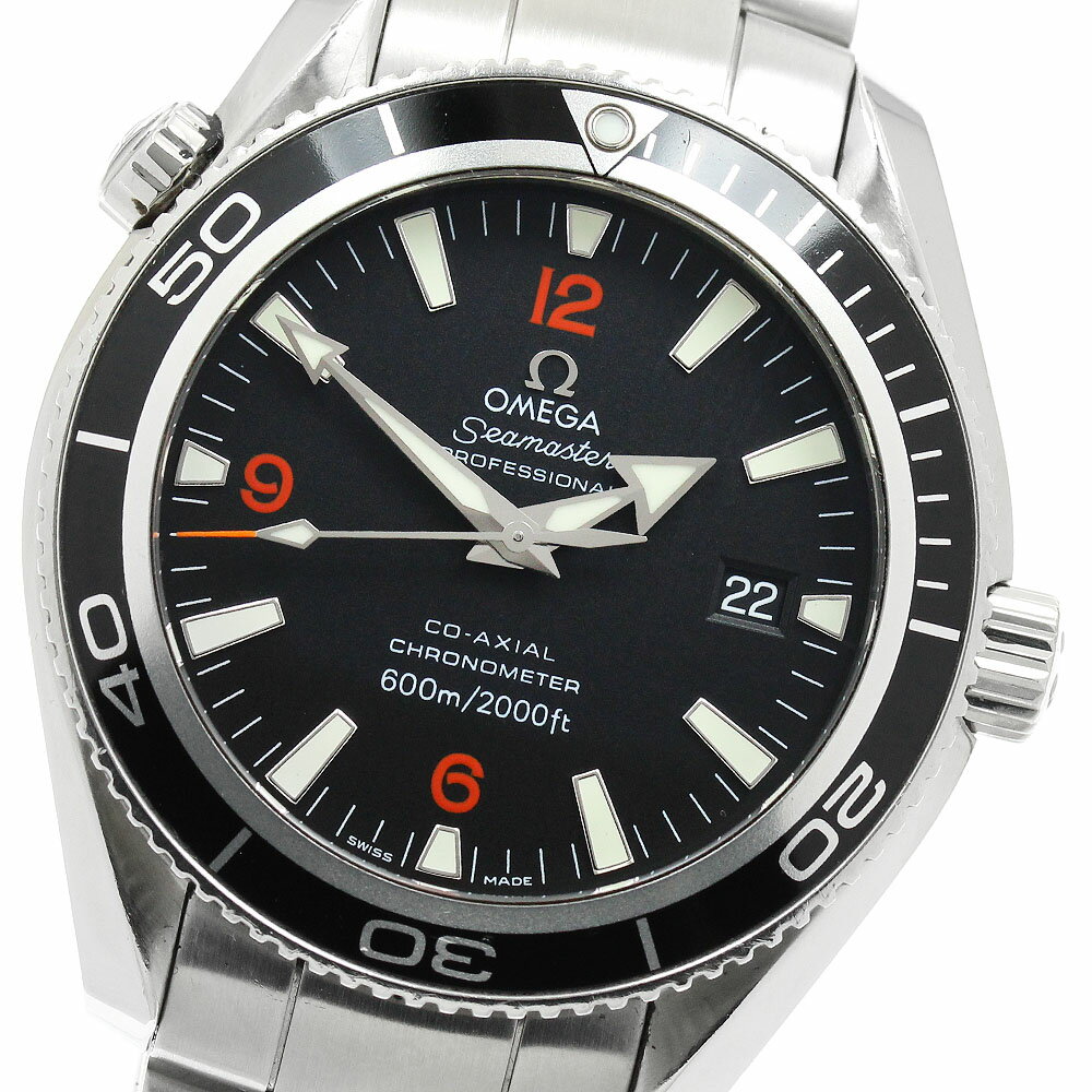 オメガ OMEGA 2201.51 シーマスター600 プラネットオーシャン デイト コーアクシャル 自動巻き メンズ 保証書付き_898730【中古】