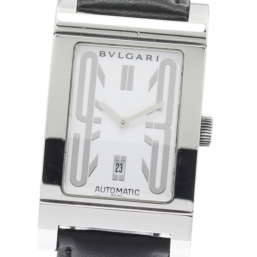 Rettangolo - ブルガリ BVLGARI RT45S レッタンゴロ デイト 自動巻き メンズ _945089【中古】