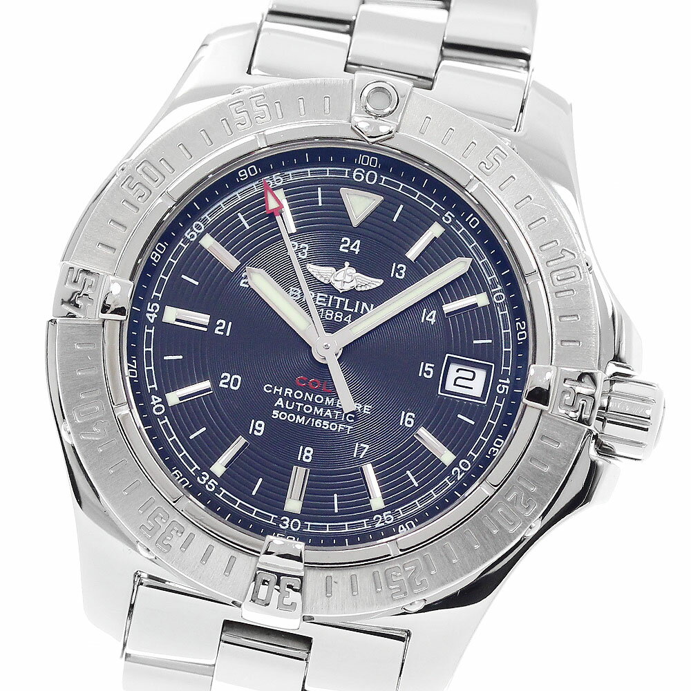 ブライトリング BREITLING A17380 コルト デイト 自動巻き メンズ 保証書付き_920418【中古】