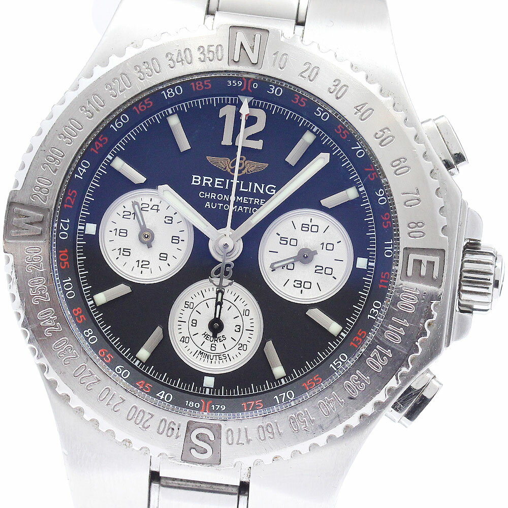 ブライトリング BREITLING A39362 ハーキュリーズ クロノグラフ 自動巻き メンズ 箱付き_941160【中古】