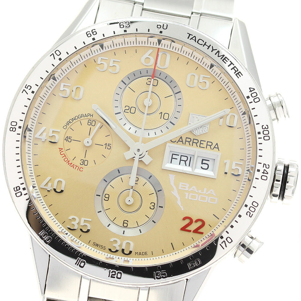 タグホイヤー TAG HEUER CV2A1H.BA0796 カレラ バハ カリフォルニア 1000 クロノグラフ 自動巻き メンズ 良品 保証書付き_941999【中古】
