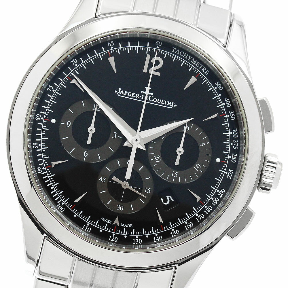 樂天商城 - ジャガー・ルクルト JAEGER-LECOULTRE Q1538171 マスター クロノグラフ デイト スモールセコンド 自動巻き メンズ 美品 保証書付き_943602【中古】