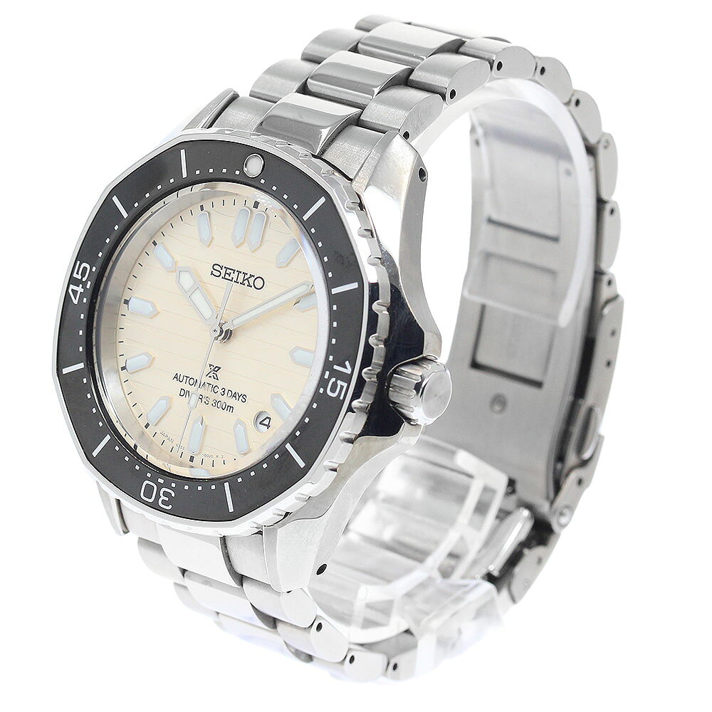 CLOSERのセイコー SEIKO SBDC201/6R55-00J0 プロスペックス ダイバー スキューバ デイト 自動巻き メンズ 良品 箱・保証書付き_948600【中古】｜アングル3