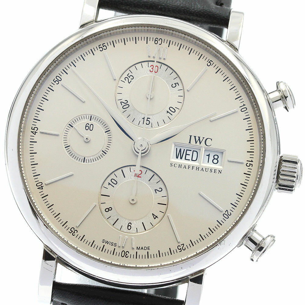 Other - IWC IWC SCHAFFHAUSEN IW391007 ポートフィノ クロノグラフ 自動巻き メンズ 保証書付き_944499【中古】