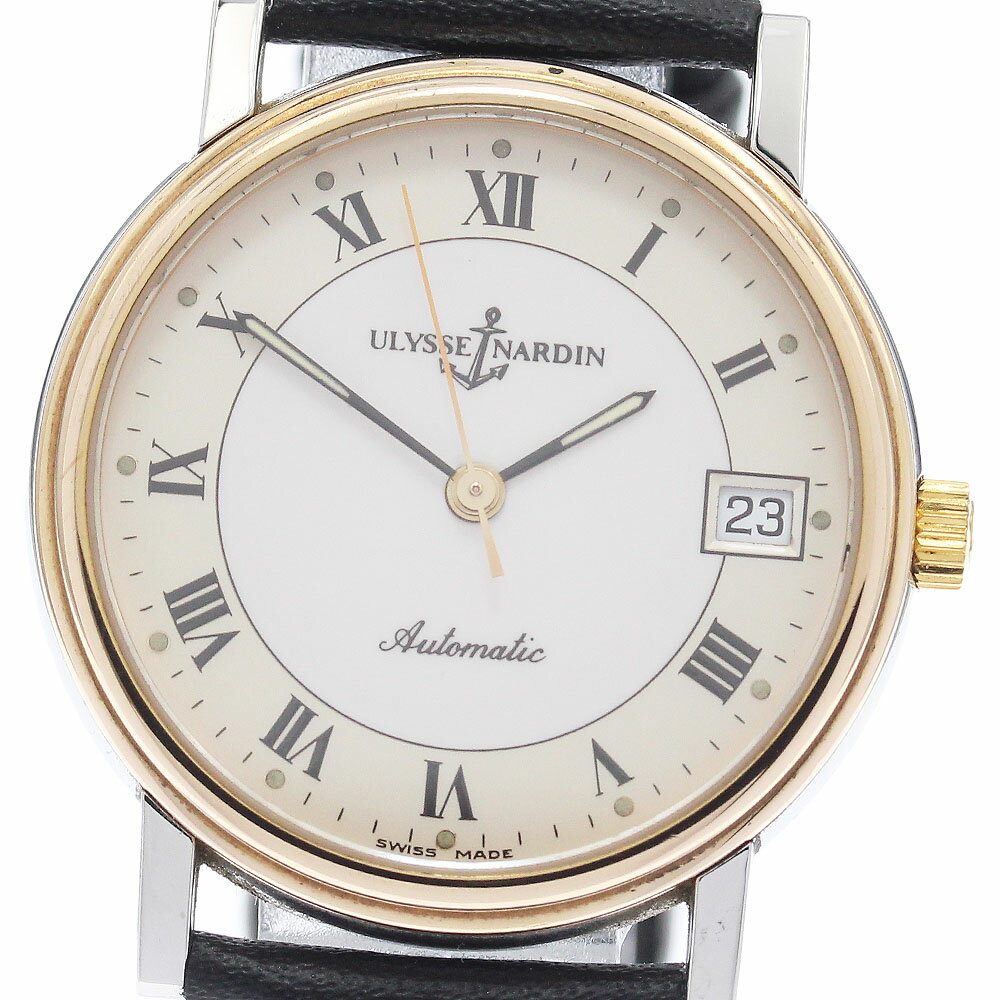 Other - ユリス・ナルダン Ulysse Nardin 135-22 サンシアー デイト 自動巻き メンズ _945073【中古】