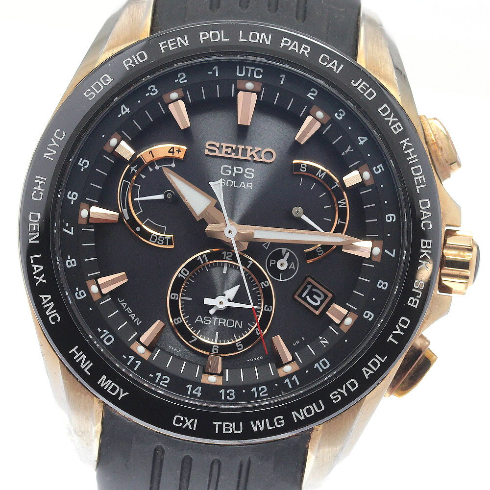 C, L, R, W - セイコー SEIKO SBXB055/8X53-0AC0-2 アストロン GPS ソーラー電波 メンズ _948540【中古】