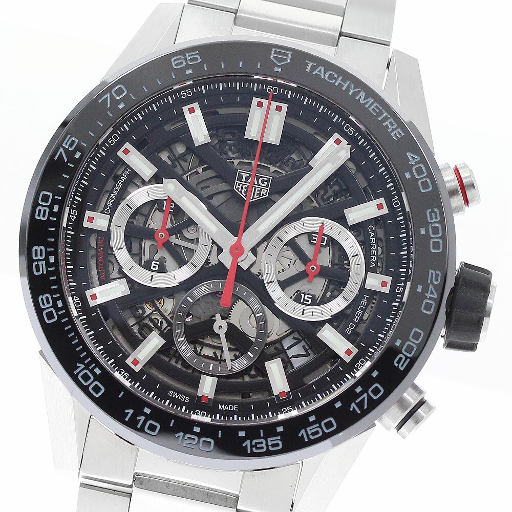 タグホイヤー TAG HEUER CBG2A10 カレラ キャリバーホイヤー02 クロノグラフ デイト 自動巻き メンズ 良品 _906007【中古】