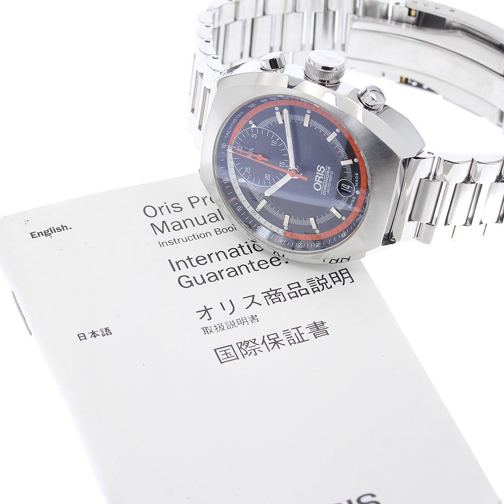 CLOSERのオリス ORIS 7564 クロノリス デイト 自動巻き メンズ 保証書付き_943596【中古】｜アングル2