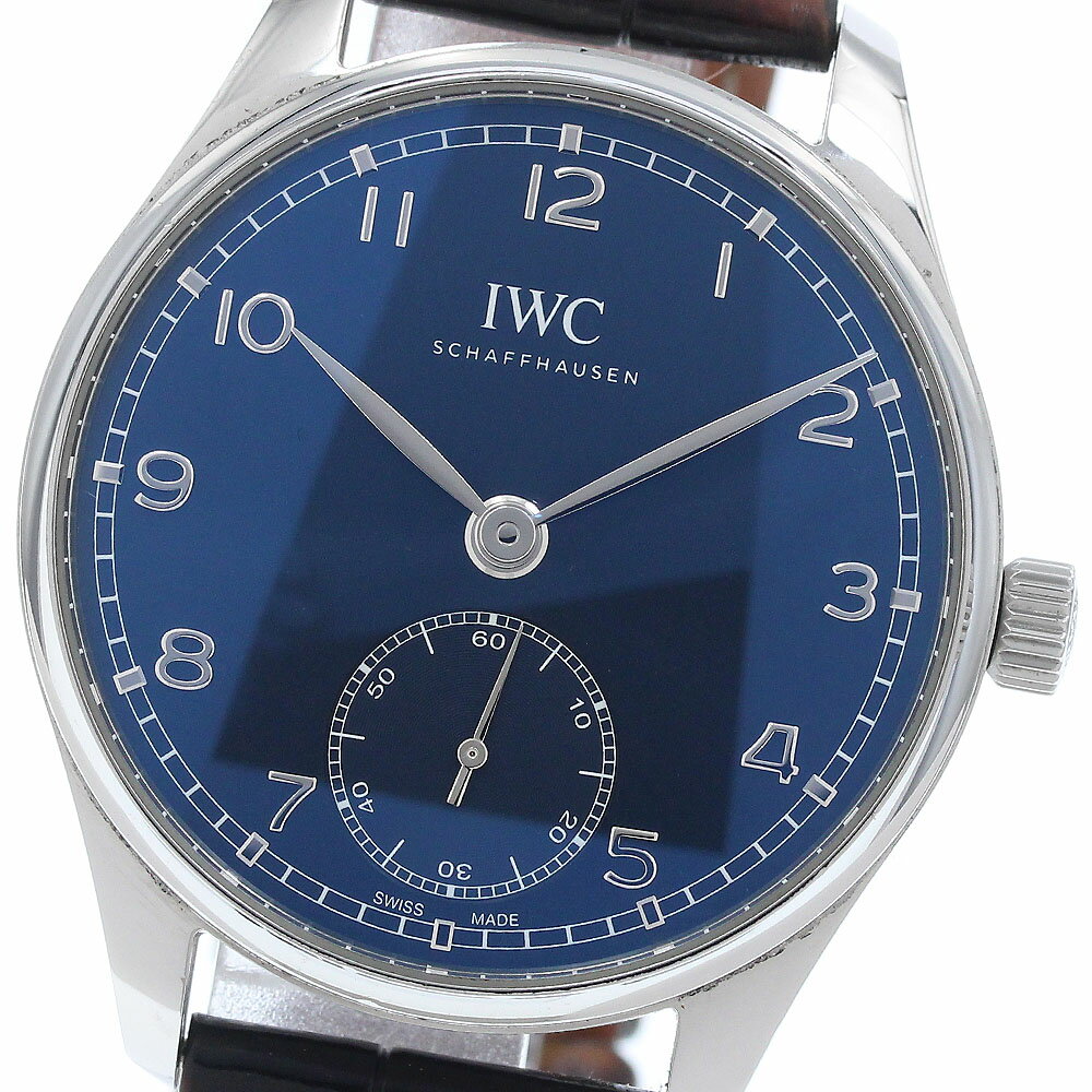 IWC SCHAFFHAUSEN IW358305 ポルトギーゼ オートマティック40 スモールセコンド 自動巻き メンズ 箱・保証書付き_946915【中古】