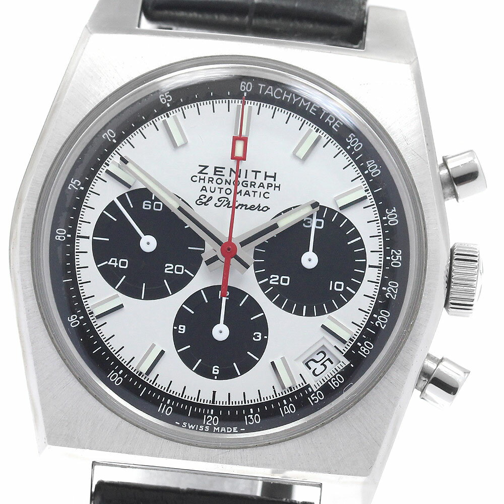 ゼニス ZENITH 03.A384.400 リバイバル エルプリメロ 50周年記念 クロノグラフ デイト 自動巻き メンズ 箱付き_947344【中古】