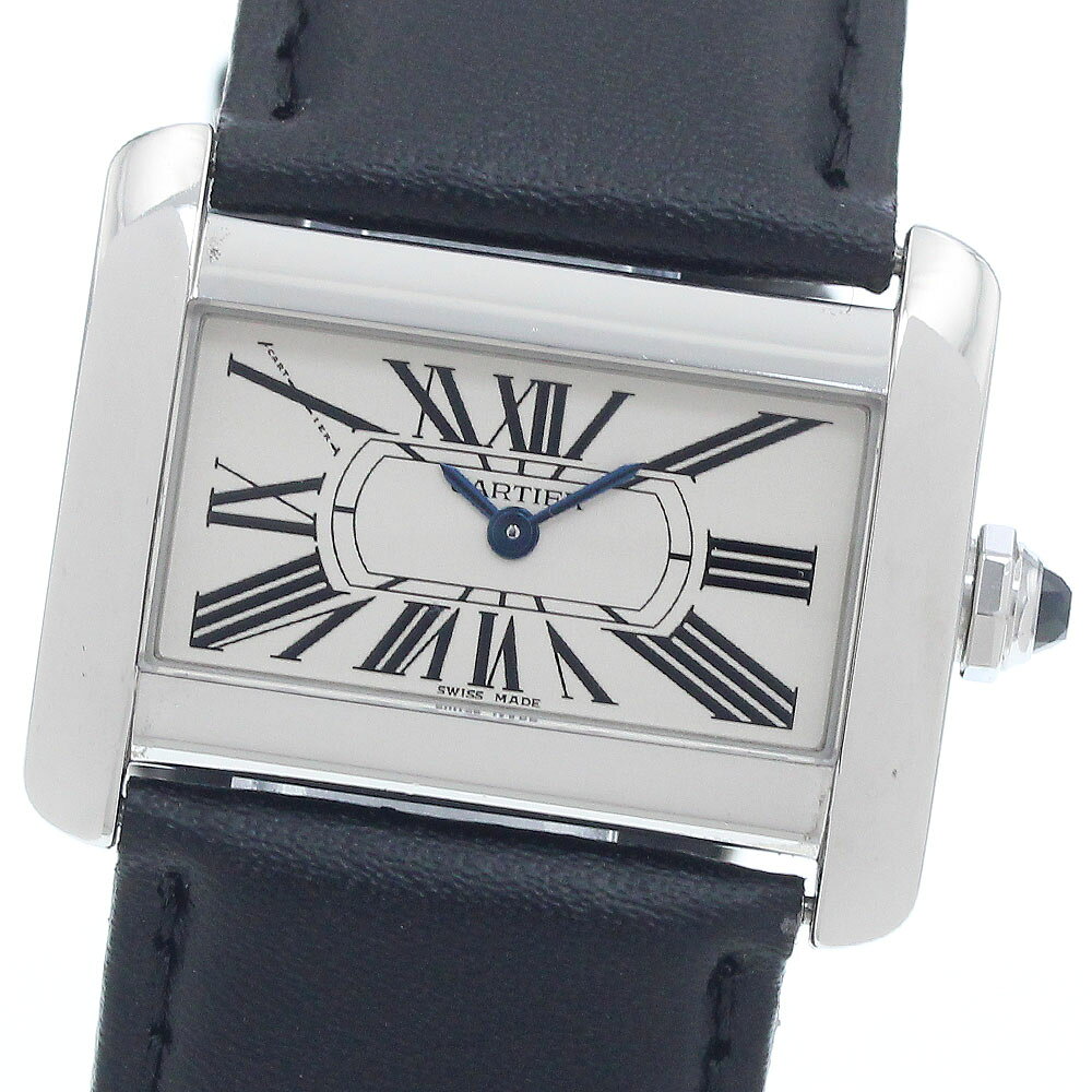 カルティエ CARTIER W6300255 ミニタンクディバン クォーツ レディース _94856 ...