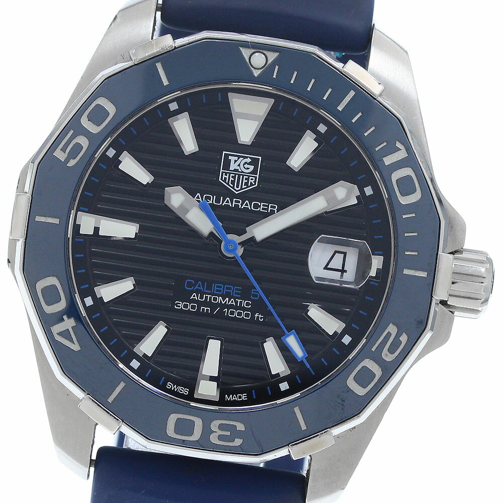 タグホイヤー TAG HEUER WAY211B.FC6363 アクアレーサー キャリバー5 デイト 自動巻き メンズ _948660【中古】