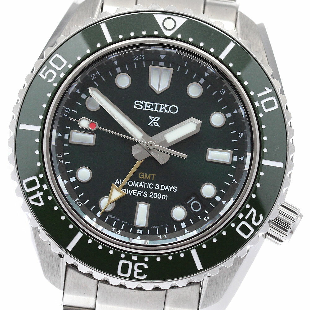 セイコー SEIKO SBEJ009/6R54-00D0 プロスペックス 1968 メカニカルダイバーズ デイト GMT 自動巻き メンズ 箱・保証書付き_948366【中古】