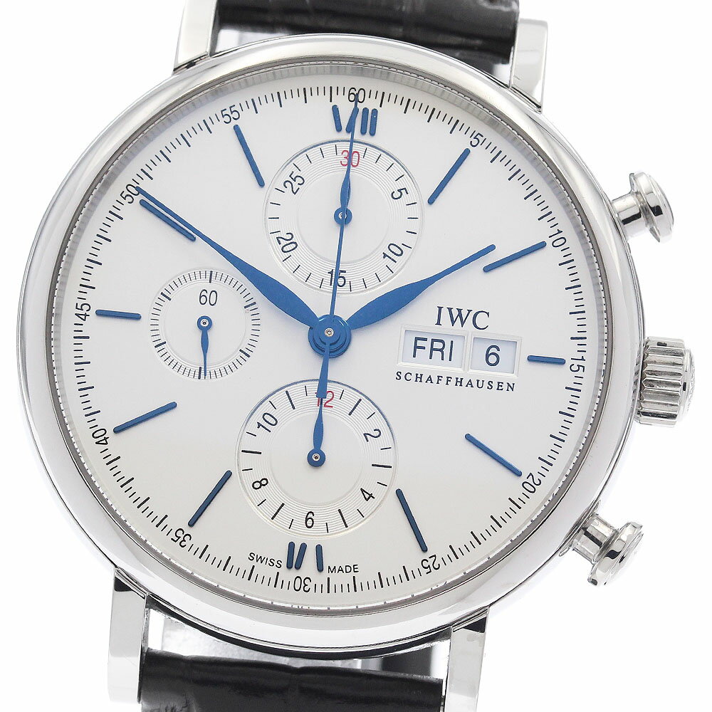 Other - IWC IWC SCHAFFHAUSEN IW391037 ポートフィノ クロノグラフ デイデイト 自動巻き メンズ _948486【中古】