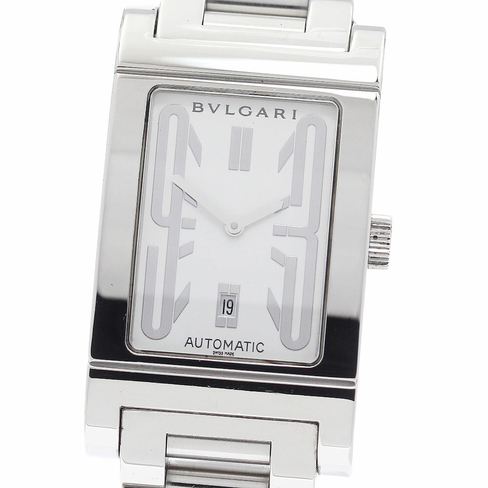 Rettangolo - ブルガリ BVLGARI RT45S レッタンゴロ デイト 自動巻き メンズ _944331【中古】