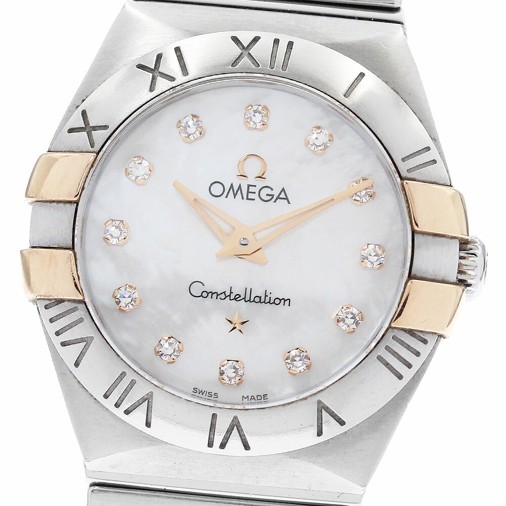 樂天商城 - オメガ OMEGA 123.20.24.60.55.005 コンステレーション 12Pダイヤ クォーツ レディース _949306【中古】