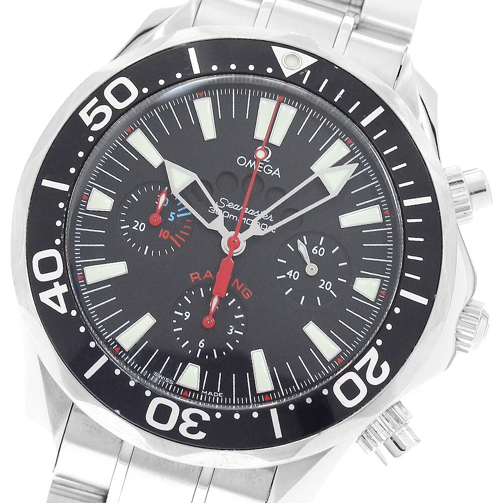 オメガ OMEGA 2569.52 シーマスター300 レーシング クロノグラフ レガッタ 自動巻き メンズ _949749【中古】