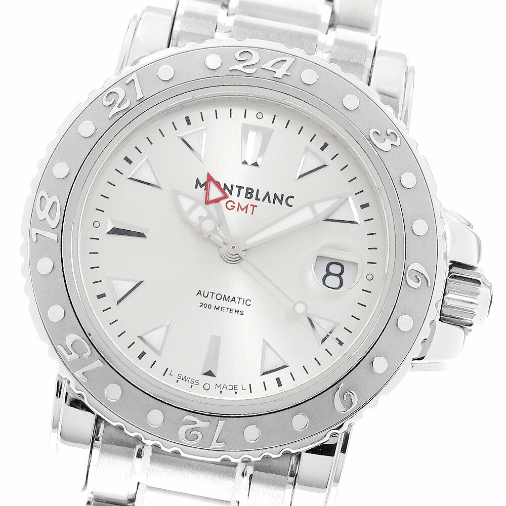 モンブラン MONTBLANC 7061 GMT スポーツ デイト 自動巻き メンズ _938259【中古】