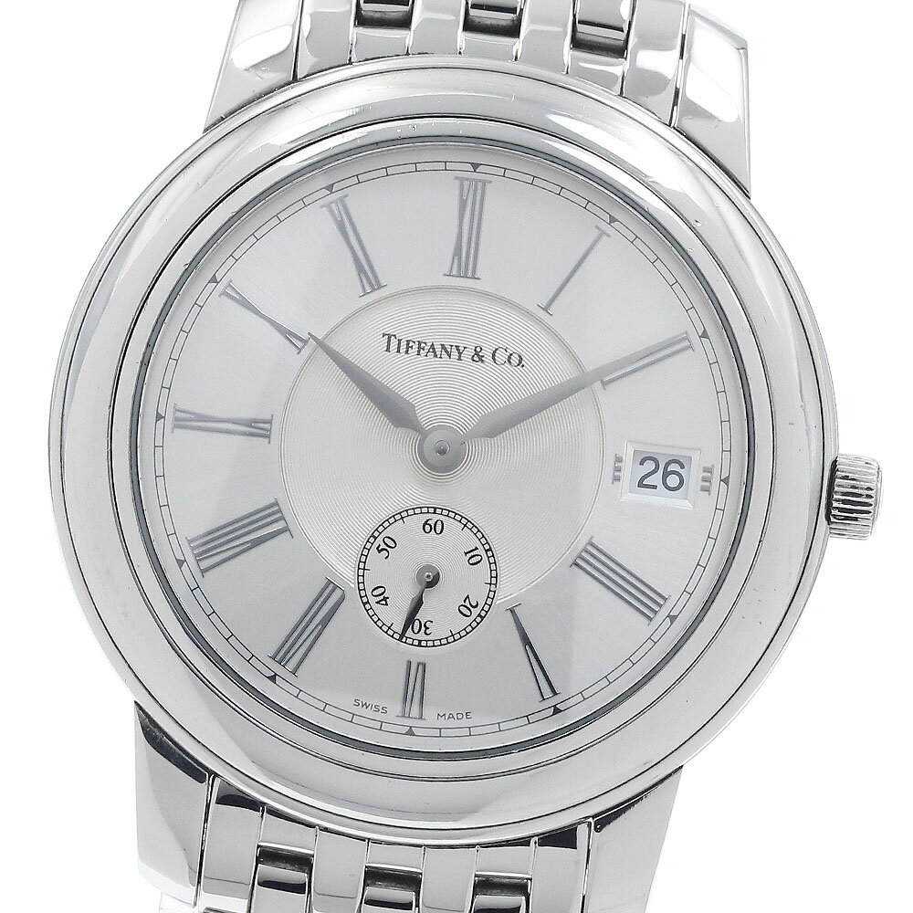 TIFFANY - ティファニー TIFFANY&Co. マークラウンド スモールセコンド クォーツ メンズ _948571【中古】
