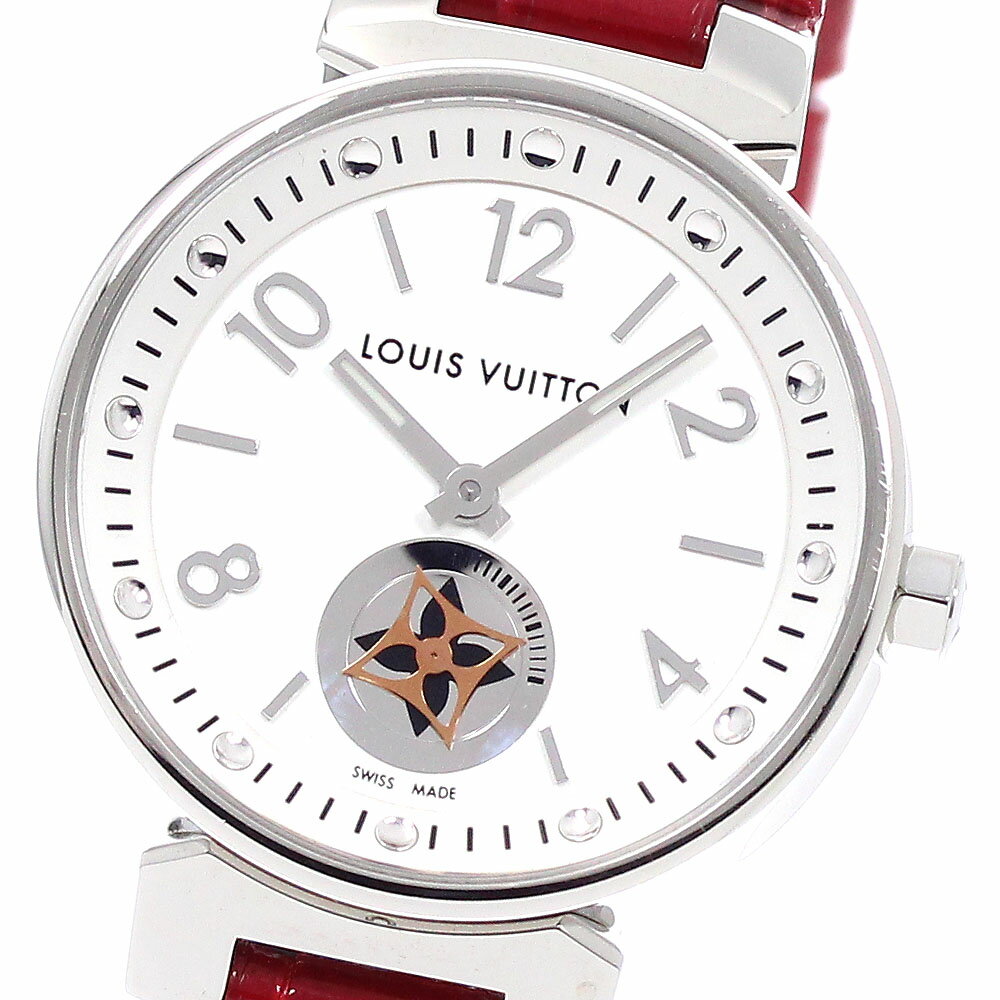 ルイ・ヴィトン LOUIS VUITTON Q8J10 タンブール ムーンスター クォーツ レディース 良品 _948614【中古】