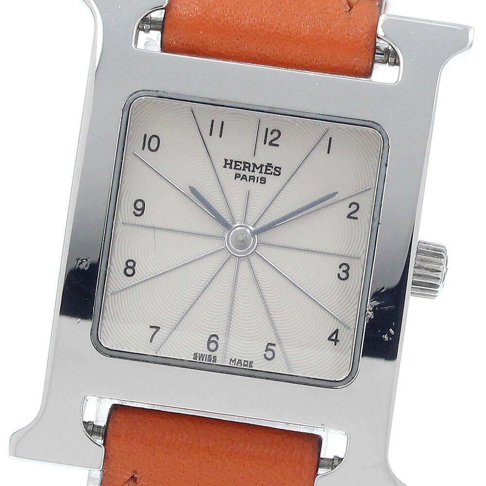 Kelly - エルメス HERMES HH1.210 Hウォッチ クォーツ レディース 内箱・保証書付き_948819【中古】