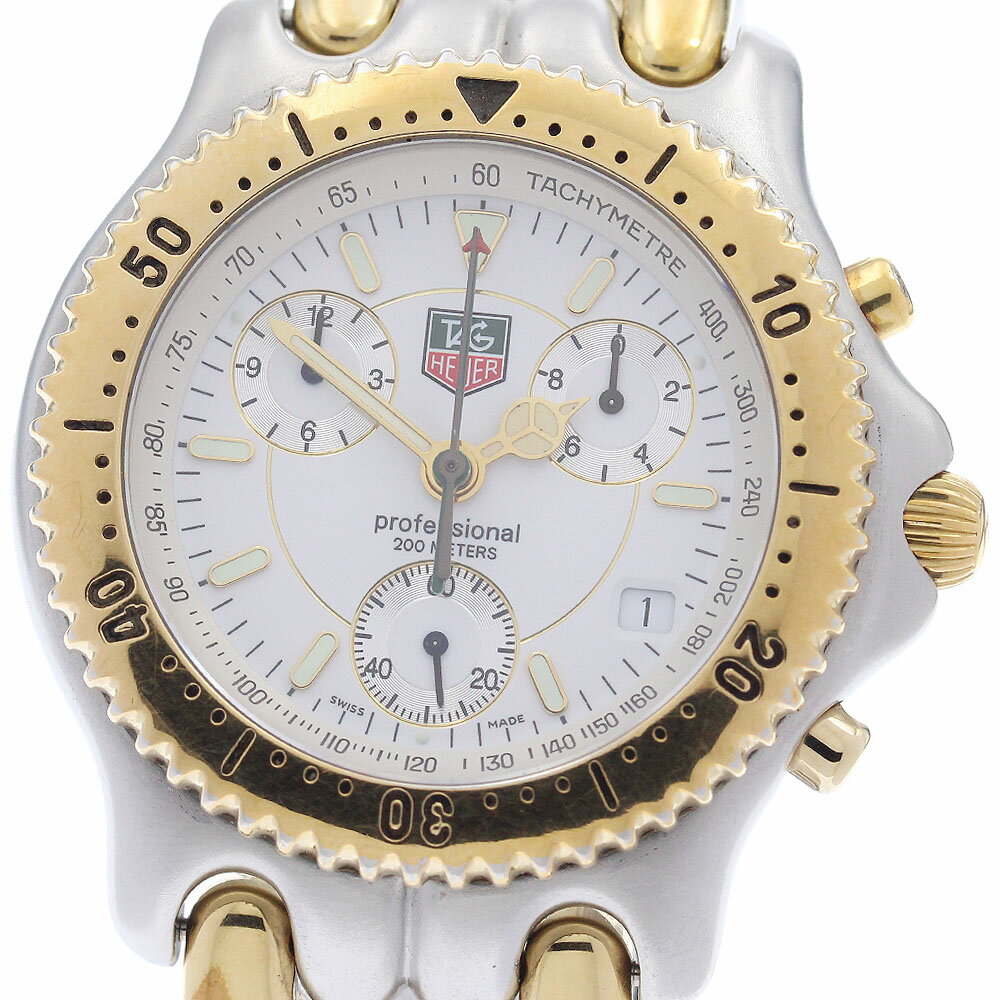 タグホイヤー TAG HEUER S35.006M セル クロノグラフ クォーツ メンズ _949208【中古】