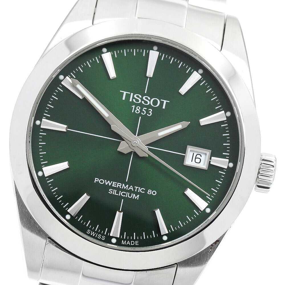 ティソ TISSOT T127407 ジェントルマン パワーマティック80 デイト 自動巻き メンズ 良品 _944104【中古】