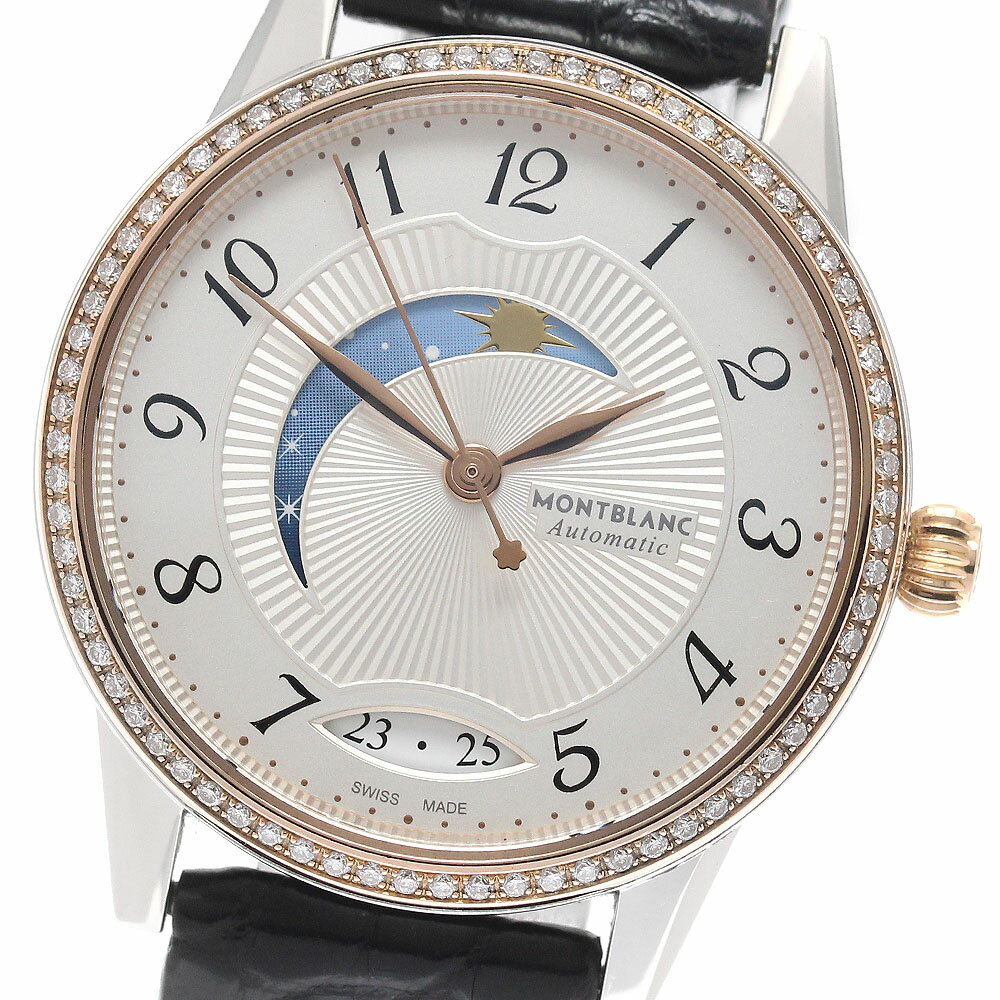モンブラン MONTBLANC 112499 ボヘム ムーンフェイズ ダイヤベゼル 自動巻き レディース _944472【中古】