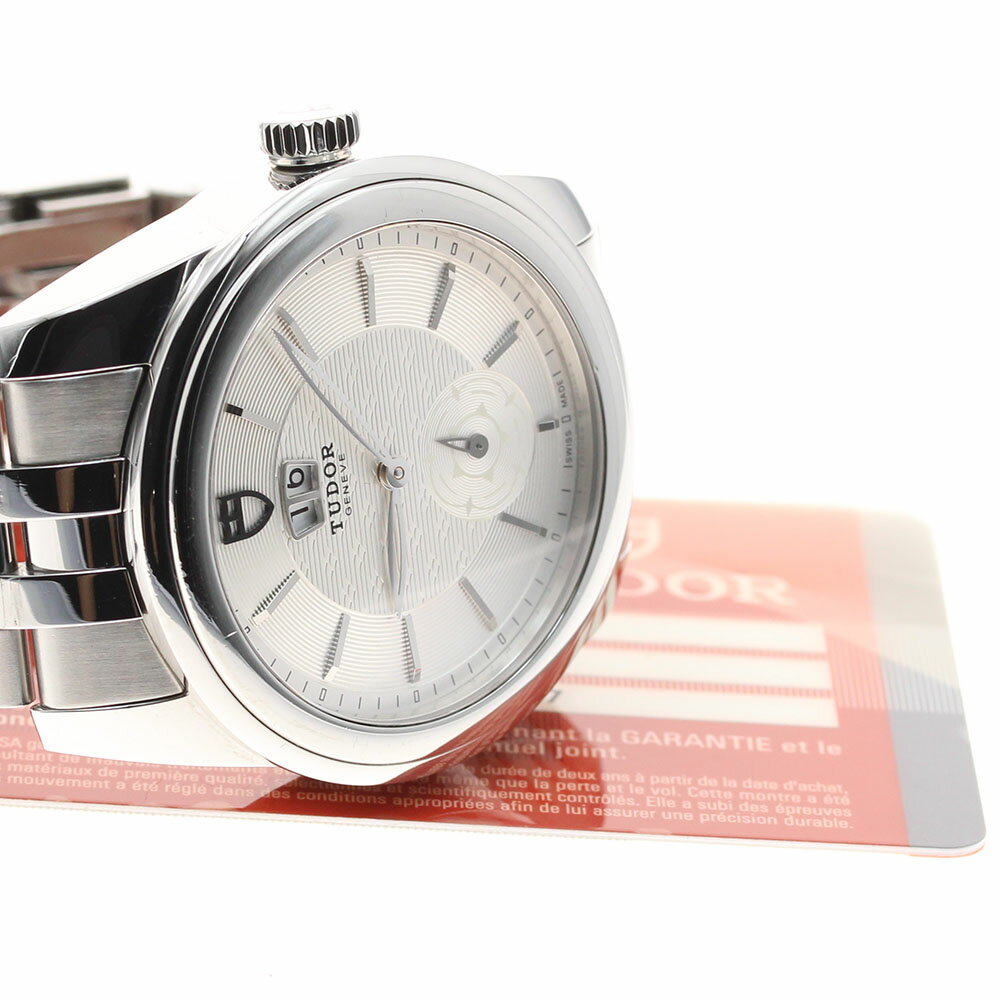 CLOSERのチュードル TUDOR 57000 グラマー ダブルデイト 自動巻き メンズ 保証書付き_944540【中古】｜アングル2
