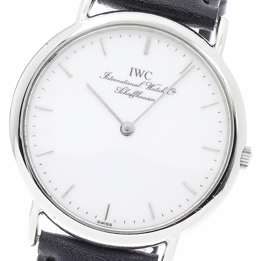 IWC(INTERNATIONAL WATCH CO) 腕時計 - 白 IWC 】白と黒の時計 パイロット・ウォッチ・オートマティック 41