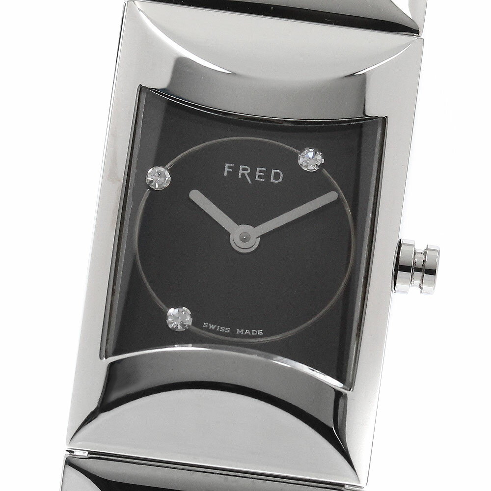 BVLGARI - フレッド FRED R14-100 3Pダイヤ クォーツ レディース _948731【中古】
