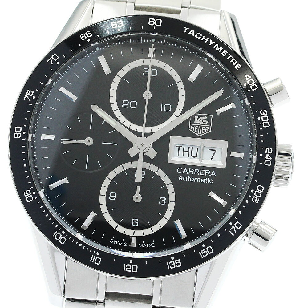 タグホイヤー TAG HEUER CV201AG カレラ キャリバー16 デイデイト クロノグラフ 自動巻き メンズ _949176【中古】