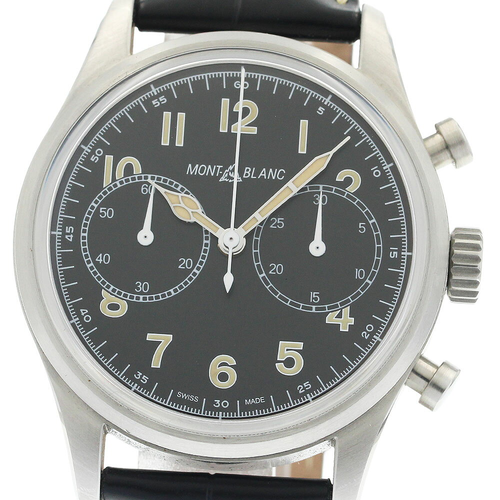 モンブラン MONTBLANC 7456 モンブラン 1858 クロノグラフ 自動巻き メンズ 美品 _948629【中古】