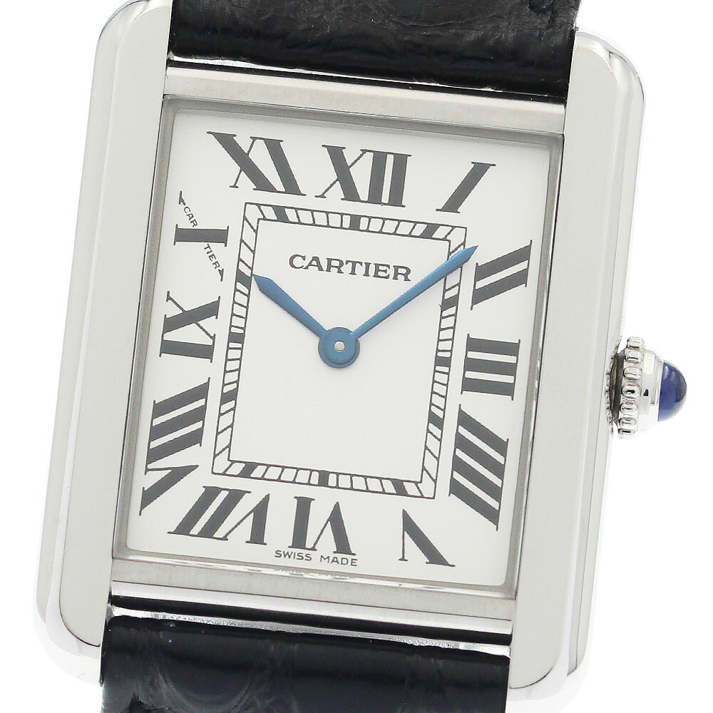 カルティエ CARTIER W1018255 タンクソロ SM クォーツ レディース 保証書付き_9 ...