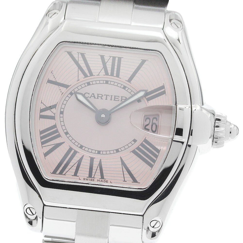 カルティエ CARTIER W62017V3 ロードスター SM デイト クォーツ レディース 美品 ...