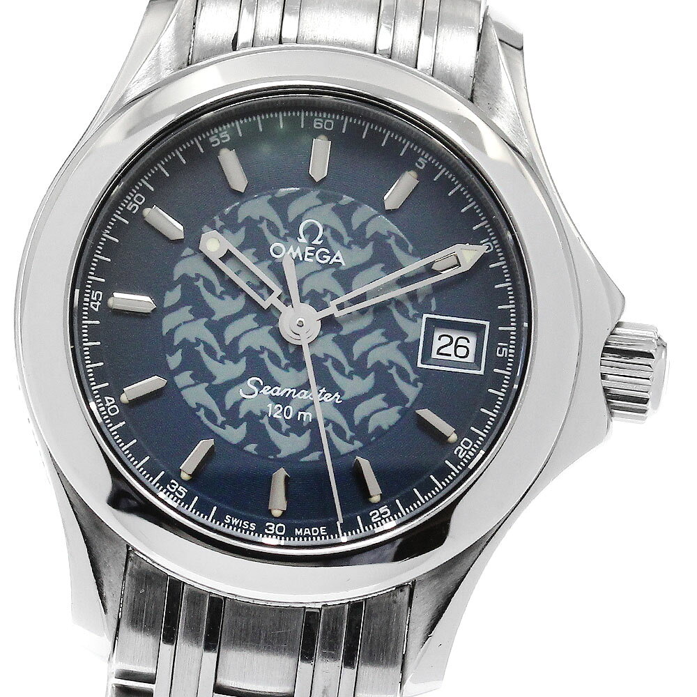 Other - オメガ OMEGA 2580.80 シーマスター120 ジャックマイヨール1997 1000本限定 クォーツ レディース _939673【中古】