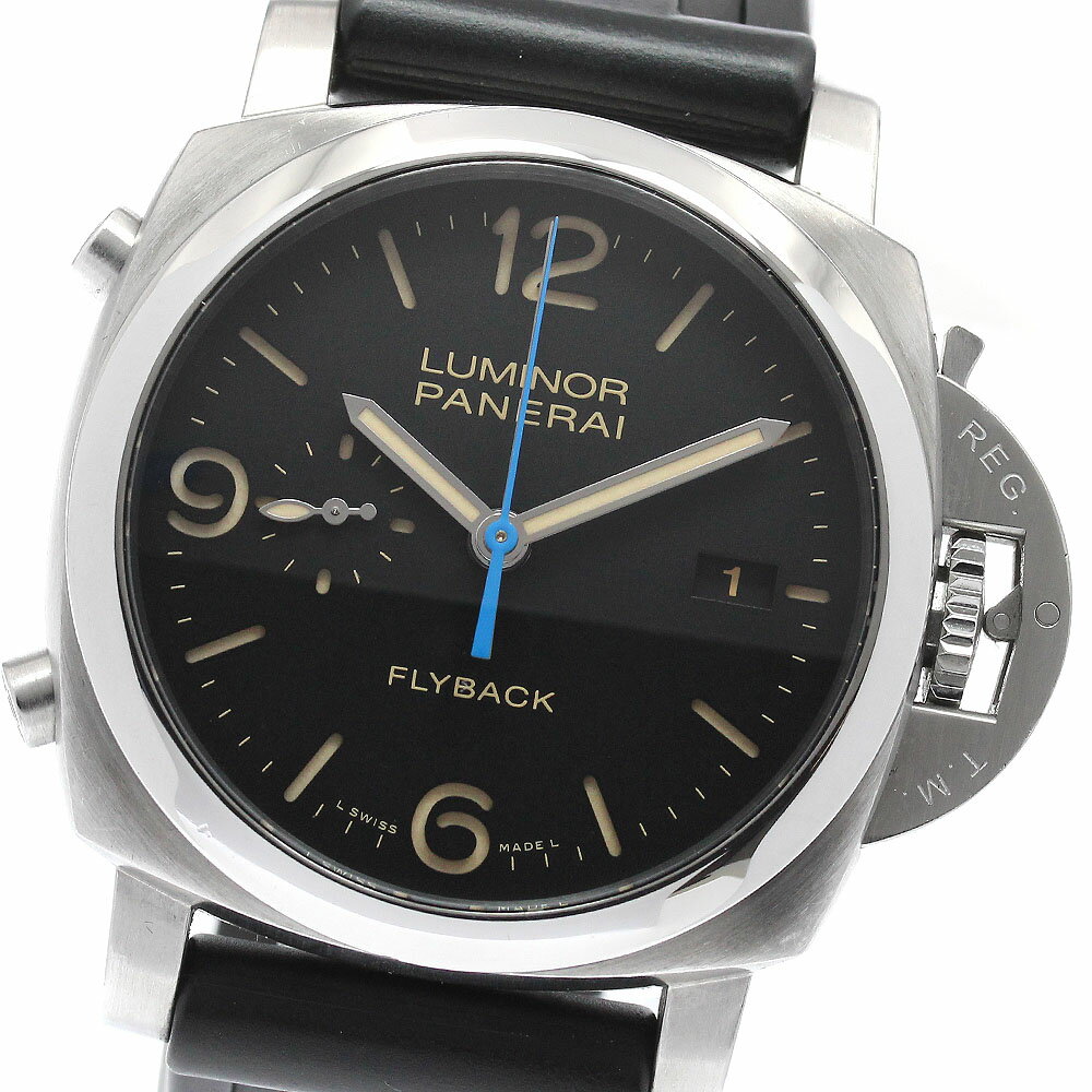 パネライ PANERAI PAM00524 ルミノール フライバック クロノグラフ 自動巻き メンズ 箱・保証書付き_949280【中古】