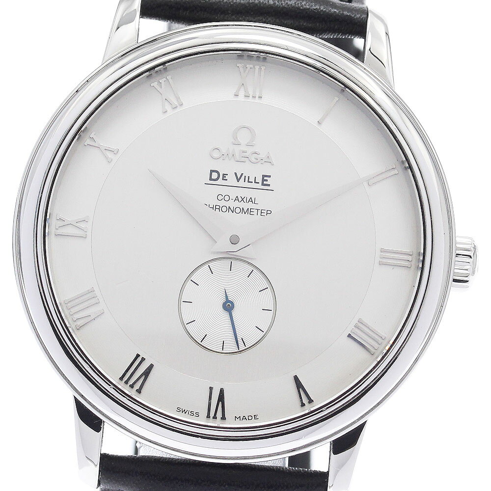 DeVille - オメガ OMEGA 4813.30.01 デビル プレステージ コーアクシャル 自動巻き メンズ _949348【中古】