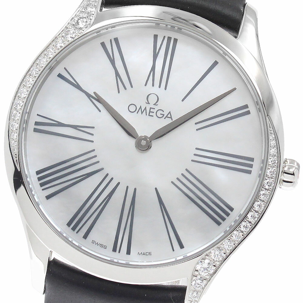 其它 - オメガ OMEGA 428.17.36.60.05.001 デビル トレゾア ダイヤベゼル クォーツ レディース 良品 _950455【中古】
