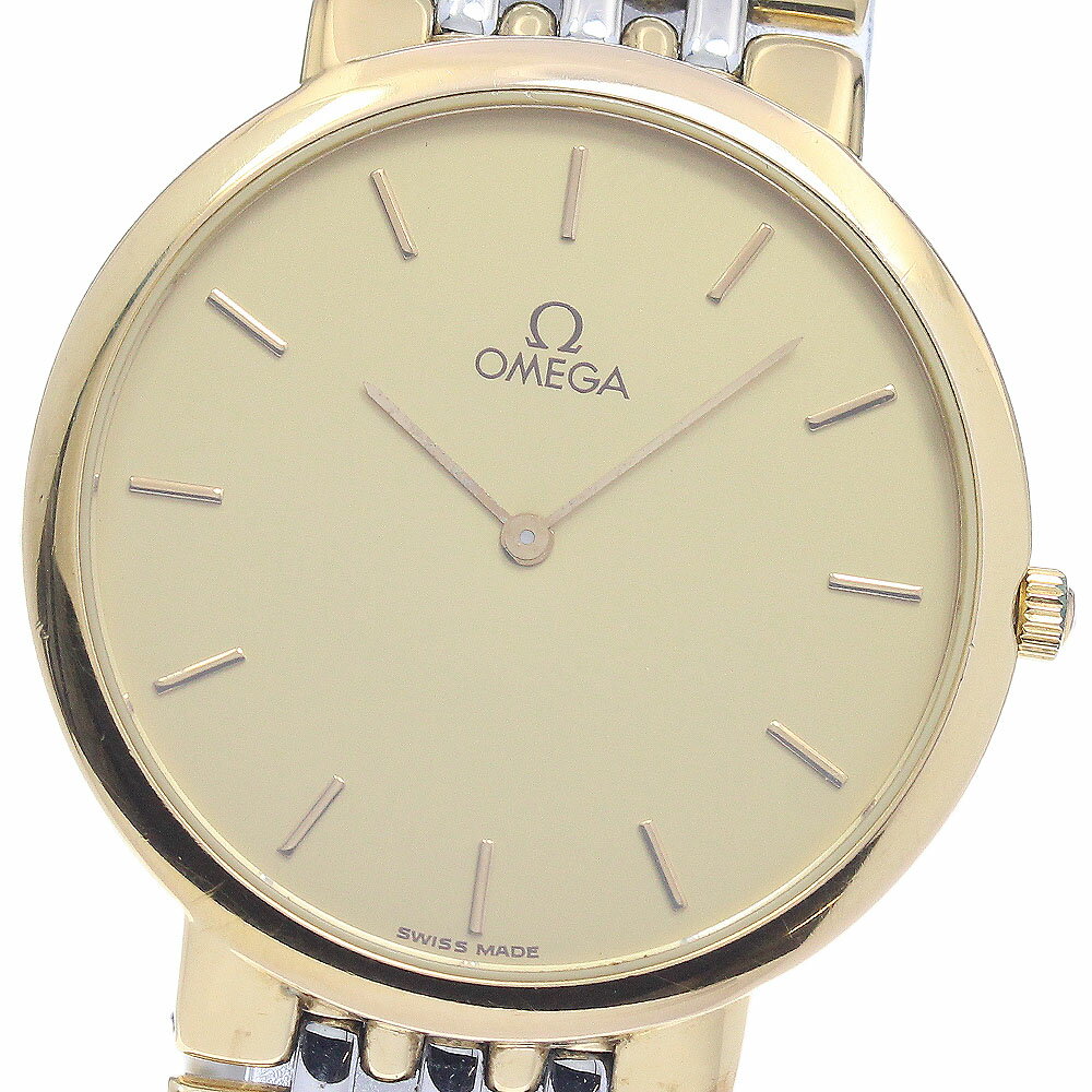 DeVille - オメガ OMEGA デビル ラウンド クォーツ メンズ _950459【中古】