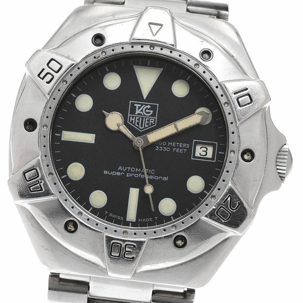 タグホイヤー TAG HEUER 840.006 スーパープロフェッショナル デイト 自動巻き メンズ _951283【中古】