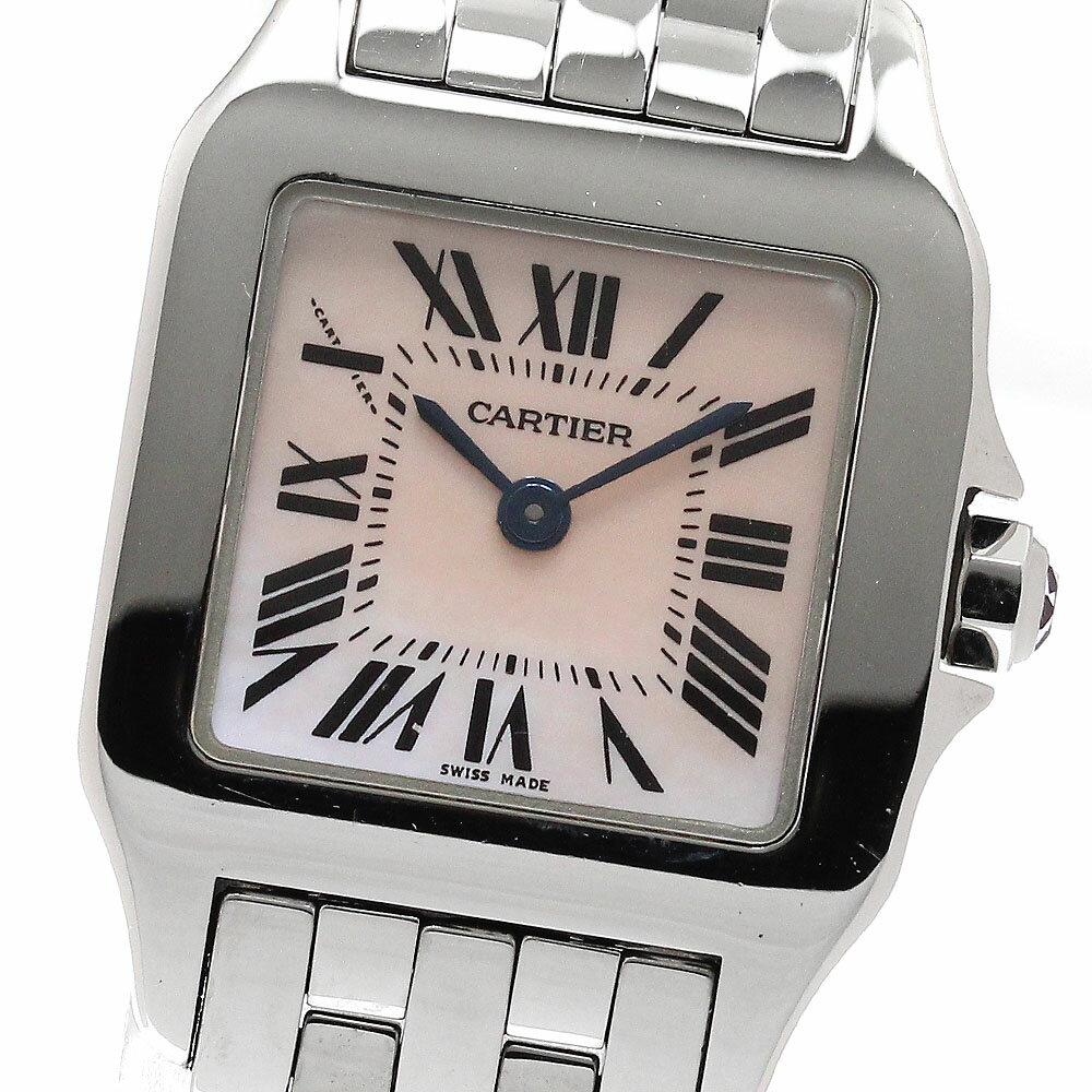 カルティエ CARTIER W25075Z5 サントスドゥモワゼルSM クォーツ レディース _94 ...